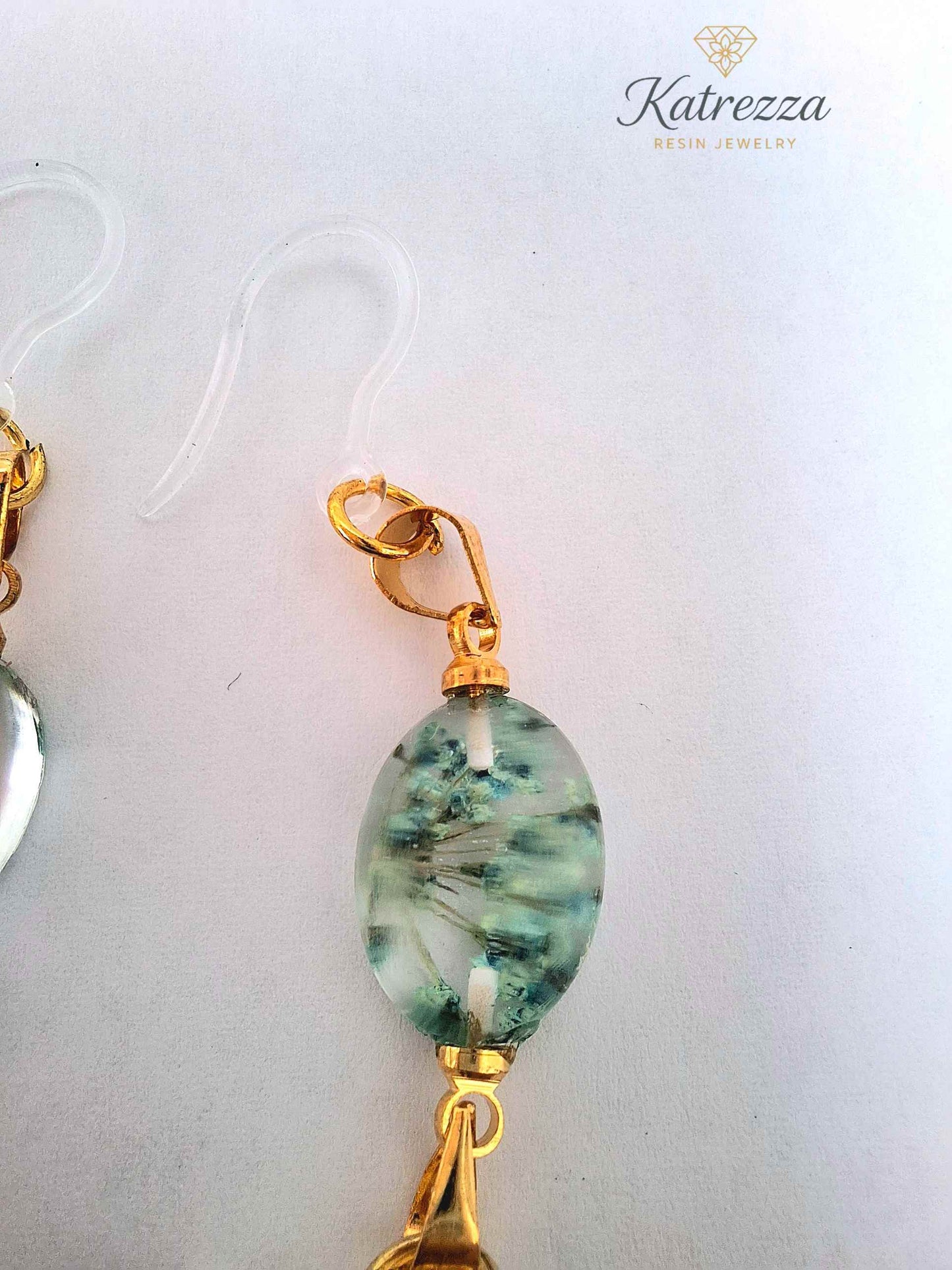 Butterfly Dream Resin Earrings – 8 cm