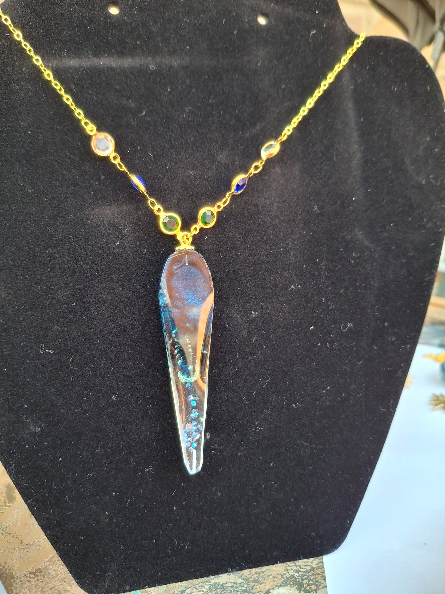 Scorpio Zodiac Resin Pendant Necklace – Katrezza Resin Jewelry