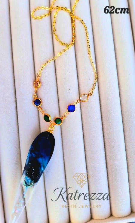 Scorpio Zodiac Resin Pendant Necklace – Katrezza Resin Jewelry