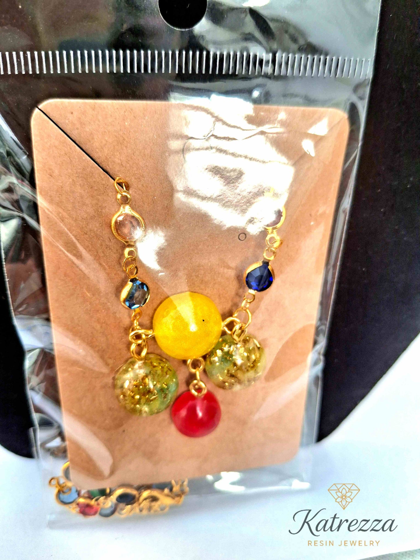 Aurora Resin Necklace – 63 cm
