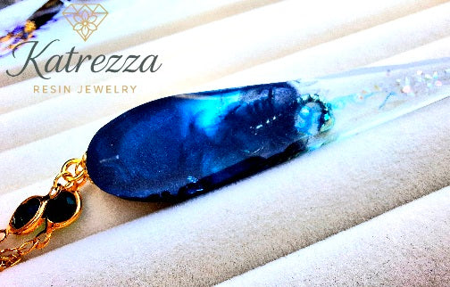 Scorpio Zodiac Resin Pendant Necklace – Katrezza Resin Jewelry