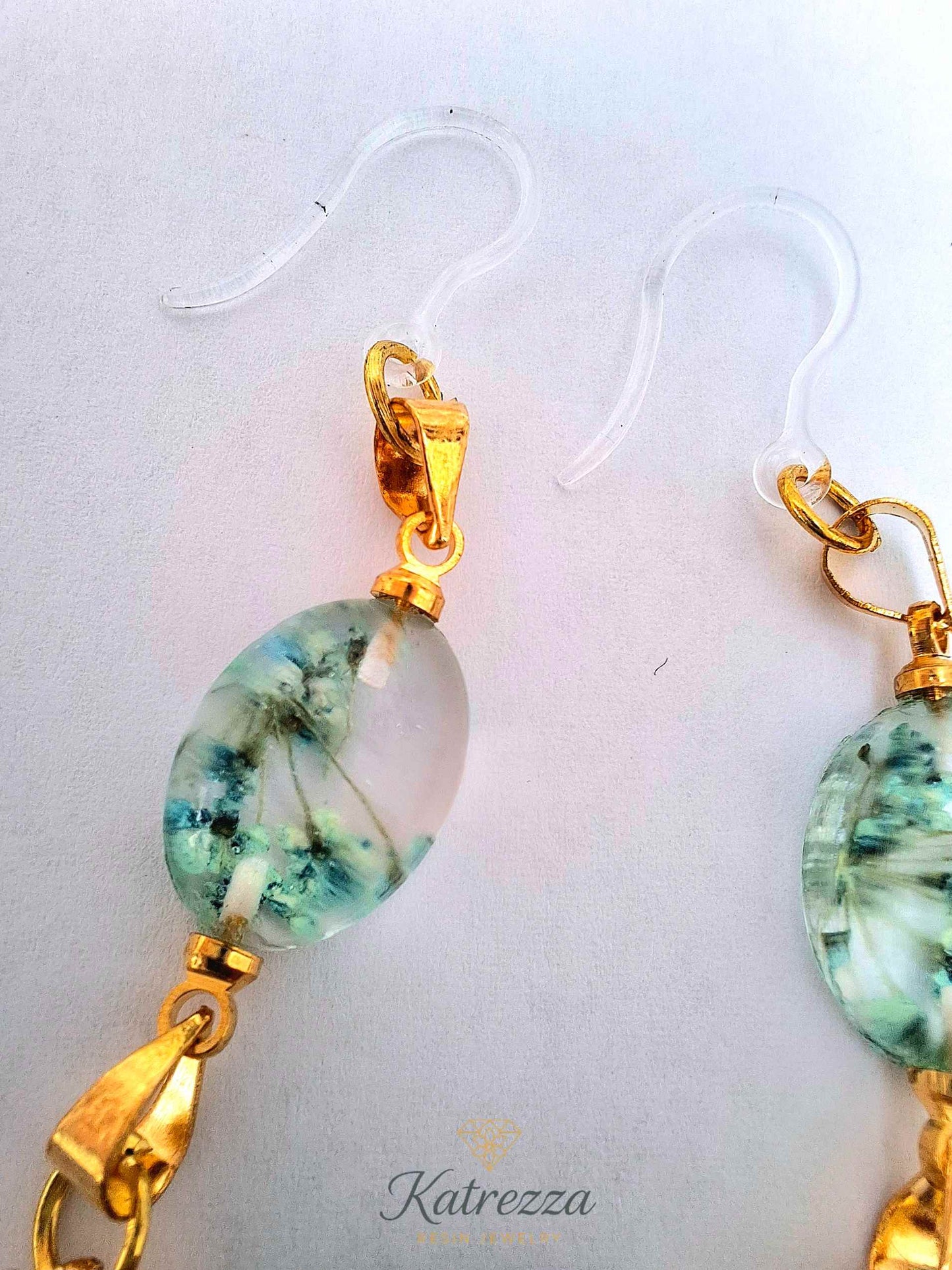 Butterfly Dream Resin Earrings – 8 cm