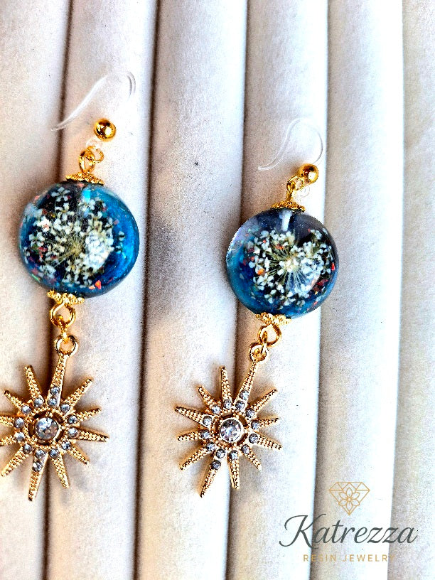 Celestial Garden Resin Jewelry Set