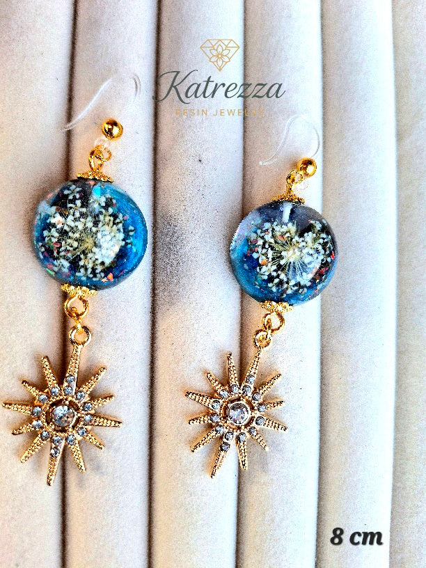 Celestial Garden Resin Jewelry Set