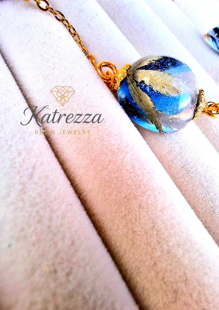 Celestial Garden Resin Jewelry Set