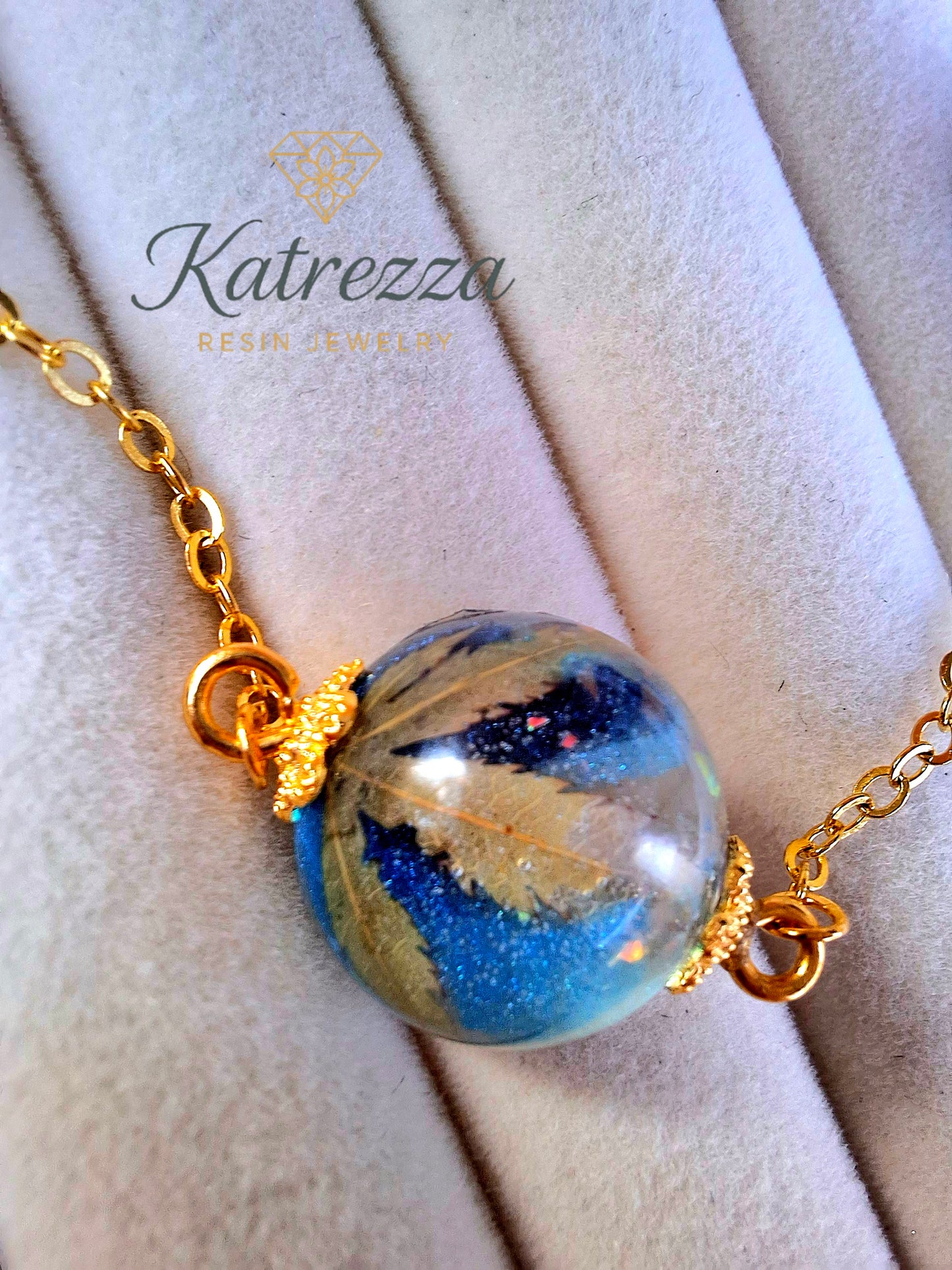 Celestial Garden Resin Jewelry Set