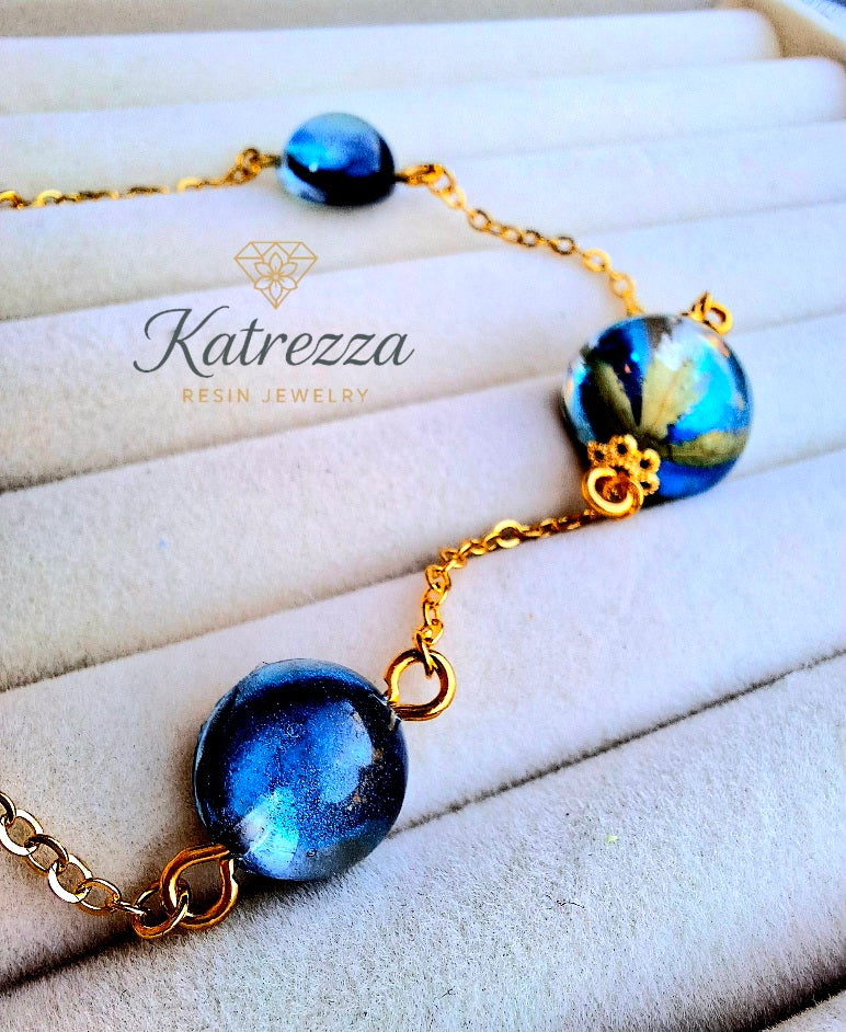 Celestial Garden Resin Jewelry Set