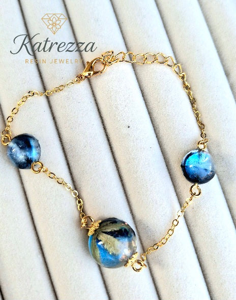 Celestial Garden Resin Jewelry Set