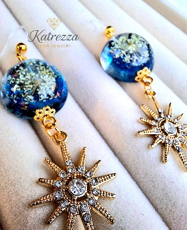 Celestial Garden Resin Jewelry Set