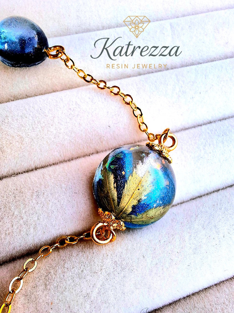 Celestial Garden Resin Jewelry Set