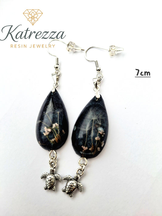 "Baby sister tear-Ings " earrings