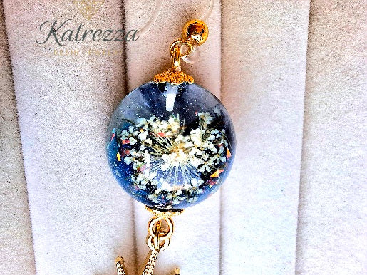 Celestial Garden Resin Jewelry Set